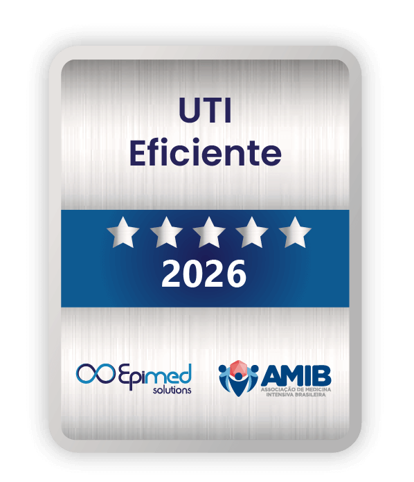 Selo UTI Eficiente 2026 – Epimed Solutions e AMIB